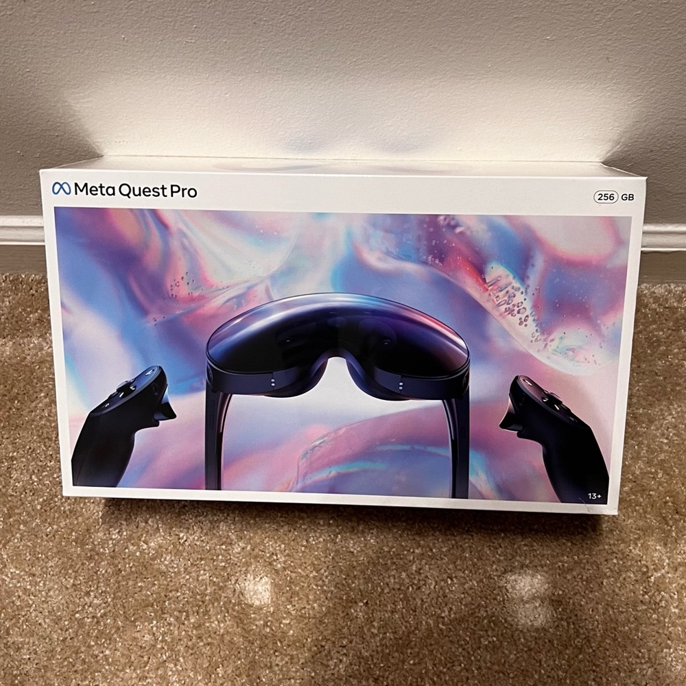 NIB and factory sealed metaquest pro VR Headset